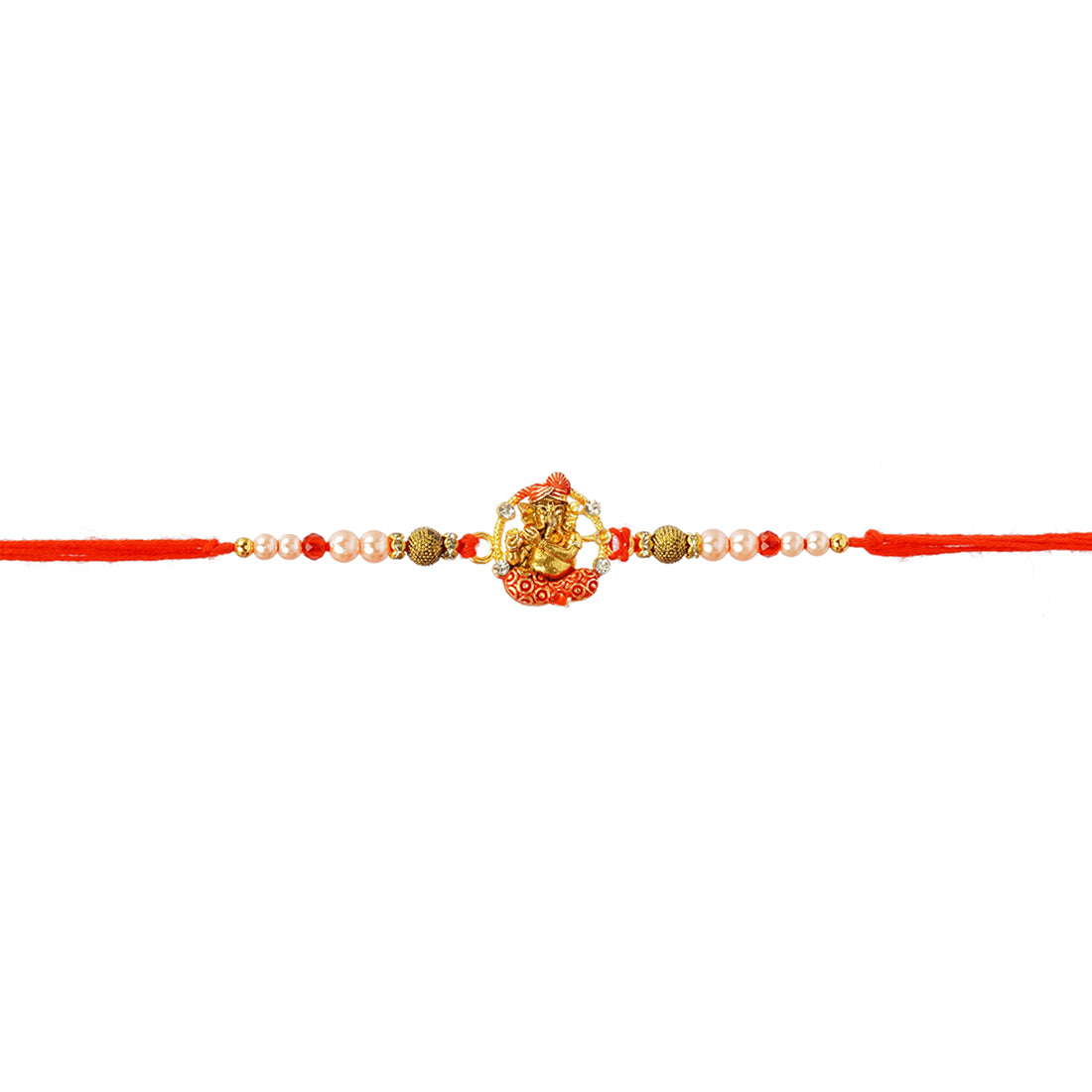 Meenakari Ganesha Religious Rakhi