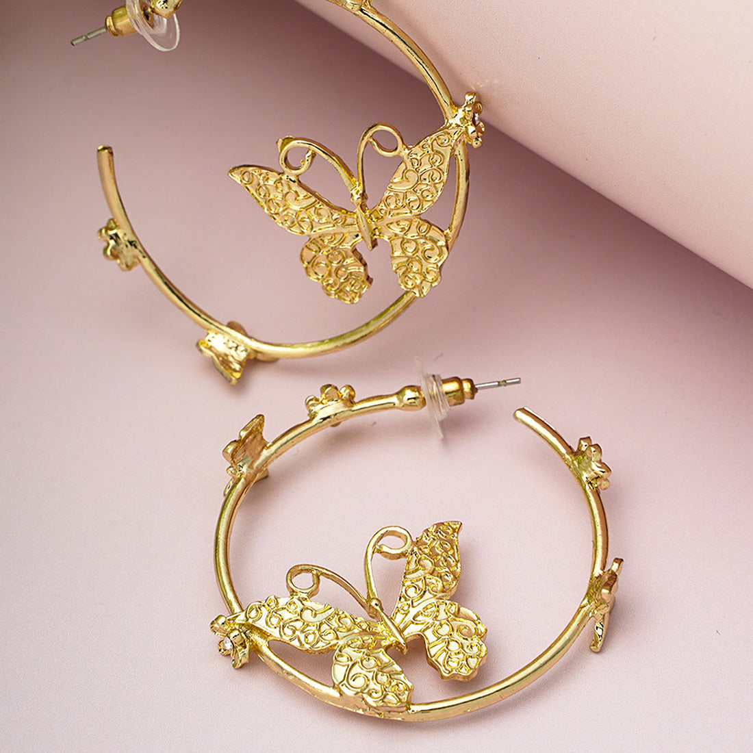 Butterfly Ear Hoop Earring