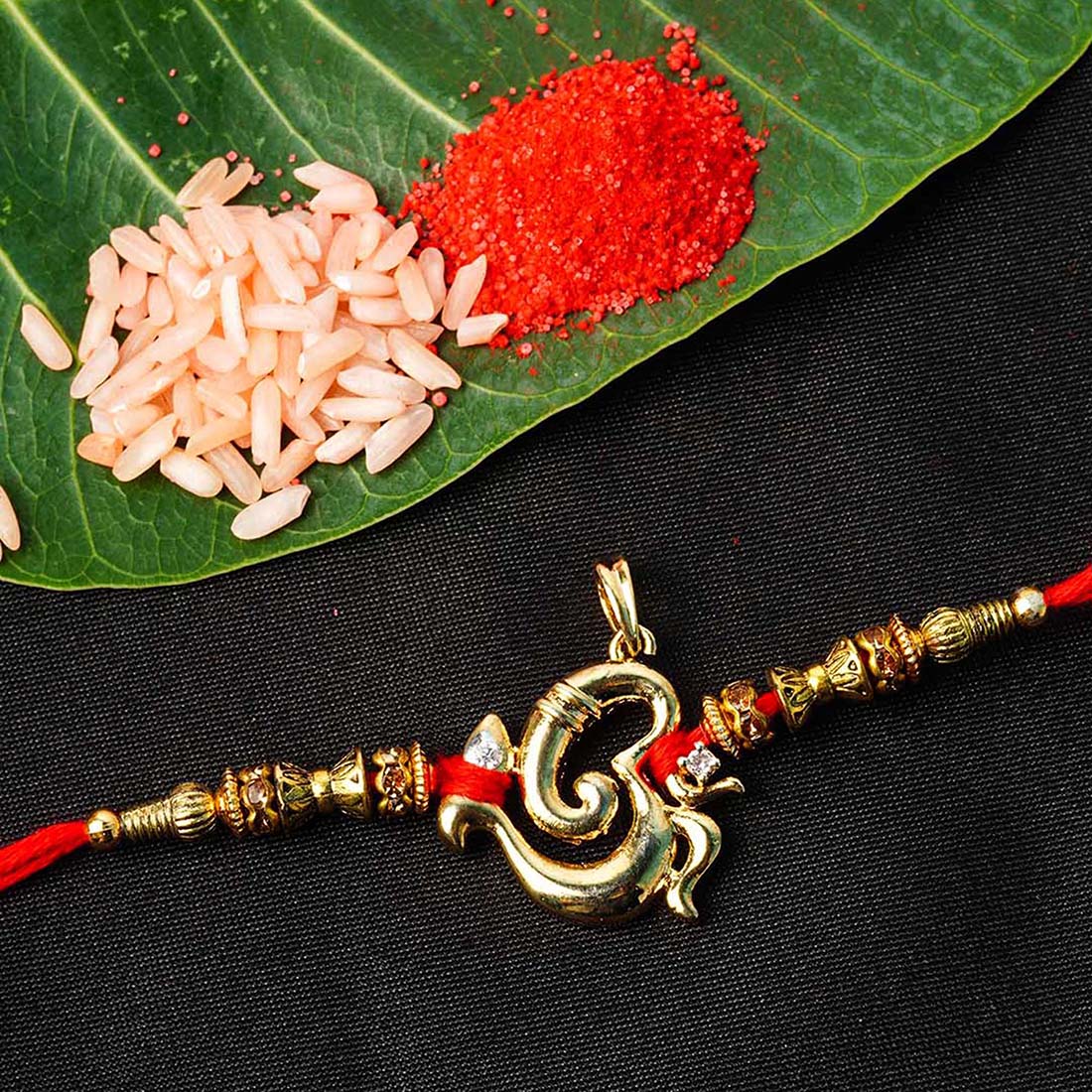 Elegant Om Deity Inspired Rakhi