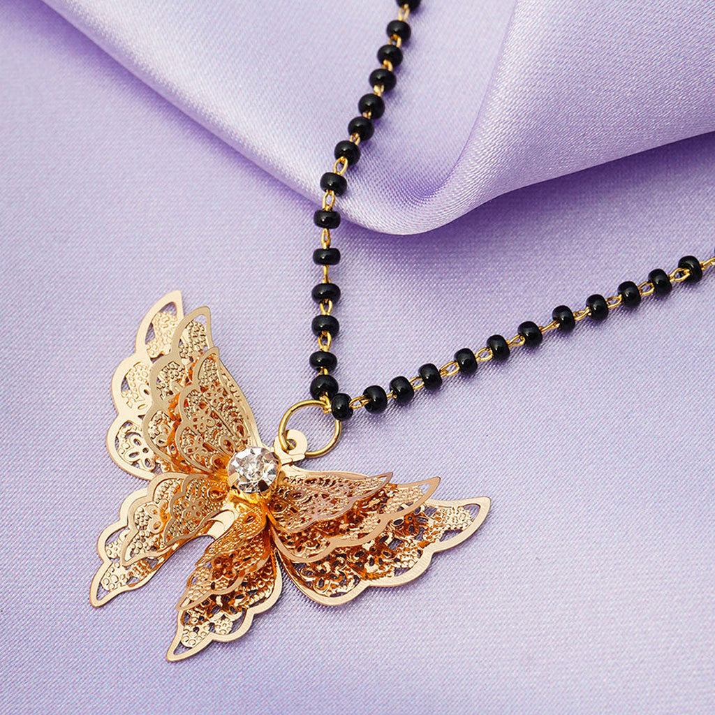 Gold butterfly hot sale locket necklace